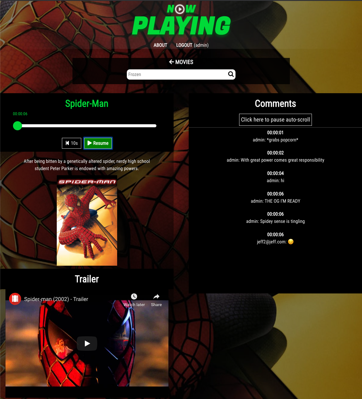 NowPlaying screenshot